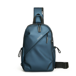 Bolso de moda para hombre, mochila tipo bandolera de gran capacidad, cierre de cremallera de nailon, uso diario, bolso cruzado para todas las estaciones - Product Image 3
