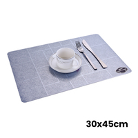 Napperons rectangulaires en PVC RNPT Starry Silver 30x45cm, motif floral ornemental, coins arrondis, pour la mise en place de tables de mariage