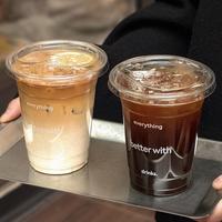 Gobelets jetables en plastique pour smoothie froid de 12oz 16oz personnalisés en usine avec logo