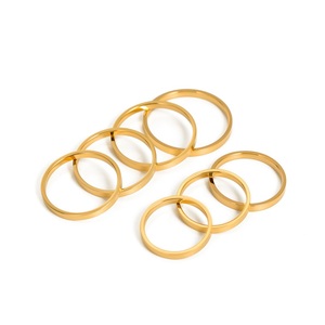 Plain Statement Promise Ring Band Women Knuckle 18K Gold Midi Thin Classic impilabile Petite Slim 2MM Comfort Fit Size da 4 a 10 - Product Image 3