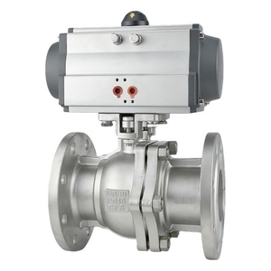 Vanne à boisseau sphérique à double action pneumatique DN40 en acier inoxydable, réversible, avec joint PTFE, marque MINASEN, 1,6 Mpa, Q641F-16P/C - Product Image 5