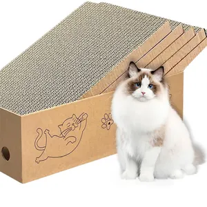 Kedi pençe kurulu taşlama makinesi oluklu kağıt kedi oyuncak taşlama kurulu kedi yuva oyuncak