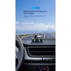 Ambientador para Auto con Forma de Helicóptero, Energía Solar, Aleación, Diseño Moderno y Ecológico, Plateado, Rojo, Negro - Product Image 6