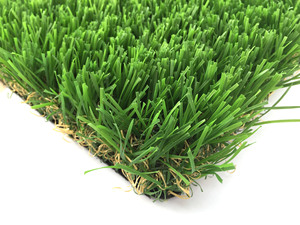 Nhà Máy Outlet 13000 detx 35mm 8 + 8 mật độ 18900 màu xanh lá cây cảnh quan cỏ nhân tạo Turf tổng hợp PE 35mm padel bóng đá bán CuộN - Product Image 4