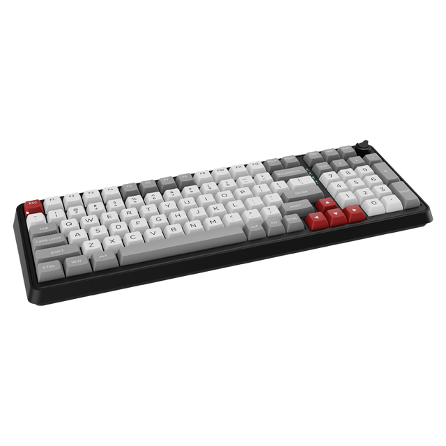 Tri Mode Mechanical Gaming Keyboard Wireless 2.4G Wired RGB Hot Swappable Keyboard with Number Pad