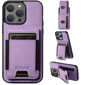 Elegante Funda Cartera de Cuero PU para iPhone 15, Diseño Ejecutivo con Cierre Magnético, Múltiples Ranuras para Tarjetas, en Empaque de Bolsa OPP - Product Image 2