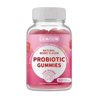 Gommes probiotiques Santé intestinale Système immunitaire Enzymes digestives Complément alimentaire pour adultes
