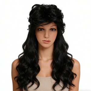 <span class=keywords><strong>Perruque</strong></span> longue pour homme MPW-038, <span class=keywords><strong>pas</strong></span> chère, pour fête, <span class=keywords><strong>carnaval</strong></span>, festival, style hippie - Product Image 3