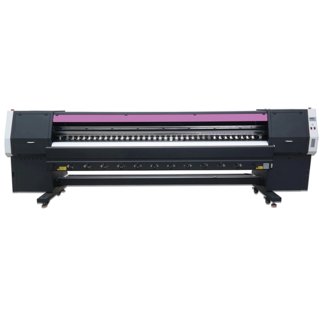 3.2m 4 Konica 512i Printheads Automatic Inkjet Printer Solvent Printing Machine PVC Flex Banner Canvas Outdoor Advertising
