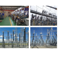 Sectionneur CA extérieur triphasé haute tension série GW4A 12kV 24kV 40,5kV 72,5kV 80kA pour usage industriel 50/60Hz
