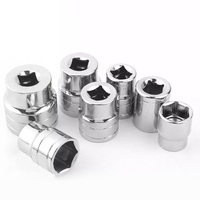 1/2 Drive Douille à impact profond à paroi mince 17mm 19mm 21mm Extracteur d'écrou de roue Clé d'accordeur en acier CR-V