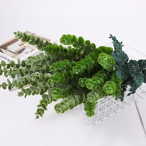 Feuilles d'eucalyptus artificielles D460, feuilles de monnaie, décorations de <span class=keywords><strong>mariage</strong></span>, plantes vertes artificielles, 30cm-100cm, intérieur/extérieur - Product Image 5