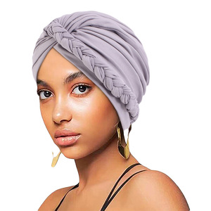 Gorro con patrón africano, gorro preatado, turbante, gorro con nudo, gorro para la cabeza, gorro trenzado, pañuelo para la cabeza, sombrero <span class=keywords><strong>de</strong></span> adoración étnica, gobierno - Product Image 1