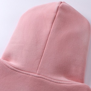 2025 printemps automne nouvelle marque américaine doux coton sweat couleur unie poids lourd tricoté col ample fabrication de mode - Product Image 2