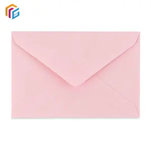 Groothandel Custom Logo Goud Folie Envelop Dank U Verpakking Bruiloft Glitter Papieren Envelop