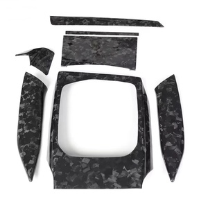 BMW M4 G82 M3 G80 G42 G22 G20 G26용 카본 센터 콘솔 계기판 에어 아울렛 패널 내부 트림 키트 스티커 - Product Image 6