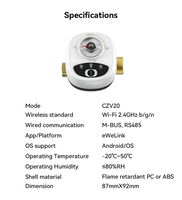 Válvula de Agua Inteligente WiFi Inalámbrica Controlada por Aplicación DN15/DN20/DN25, Resistente al Agua IP65, Control por Voz, Compatible con Exteriores y Garajes