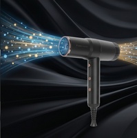Sèche-cheveux ionique BLDC haute vitesse 110000 tr/min, moteur sans balais, 3 vitesses, portable, pour camping-car et hôtel, 1875W-2000W, buse magnétique