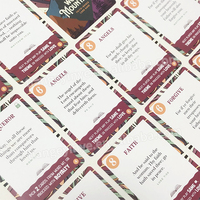 Cartes d'écriture familiale cartes de prière de verset biblique quotidiennes personnalisées carte Flash pour les chrétiens