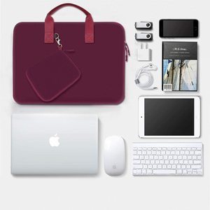 Túi Đựng Máy Tính Xách Tay <span class=keywords><strong>MacBook</strong></span> <span class=keywords><strong>Air</strong></span> Pro, Túi Xách Tay Nhỏ Bằng Cao Su Tổng Hợp Co Giãn Chống Thấm Nước - Product Image 3