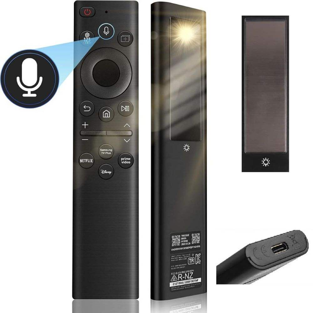 Customizable Voice Remote Optoelectronic Tech Solar Powered TV Replacement Control