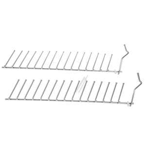 X758470 Insert de panier inférieur pour lave-vaisselle électrique, alternative pour Bosch/Siemens, en acier (2 pièces) - Product Image 1