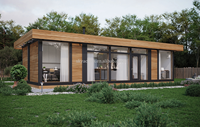Kit de maison préfabriquée, bungalow préfabriqué, maison préfabriquée à un étage, petits abris, maison de jardin, bureau, maison modulaire, 1 chambre