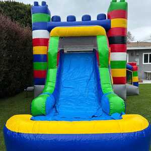 <span class=keywords><strong>Le</strong></span> château combiné gonflable de glissière de videur d'enfants de PVC de haute qualité inclut <span class=keywords><strong>le</strong></span> ventilateur accessoire-Vente en gros - Product Image 1