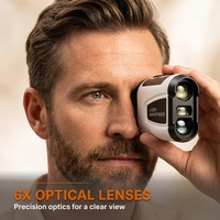 Télémètre laser de golf INORM LAB 1200M avec zoom optique 6x, compensation de pente, batterie rechargeable 750 mAh pour la chasse et le golf