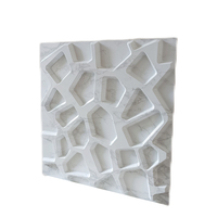 Panneaux muraux décoratifs 3D en PVC gaufré, imperméables, géométriques modernes, pour hôtels, revêtements muraux intérieurs, affiches et panneaux de décoration
