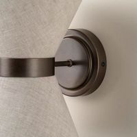 Lampe murale en tissu de style Wabi-Sabi, design simple, salon, chambre à coucher, chevet, lumière de couloir, ambiance, minimaliste, LED
