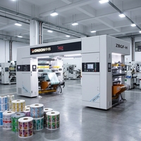 Machine de laminage sans solvant à grande vitesse avec revêtement de transfert à cinq rouleaux pour la lamination de films plastiques, de feuilles et de papier