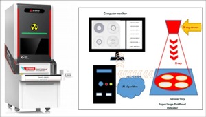 Compteur SMT automatisé à rayons X |   Composants SMT de haute précision (99,95 %) et haute exactitude (0,2 %) avec protection IP65 pour bobines, rubans, tubes et plateaux - Product Image 5