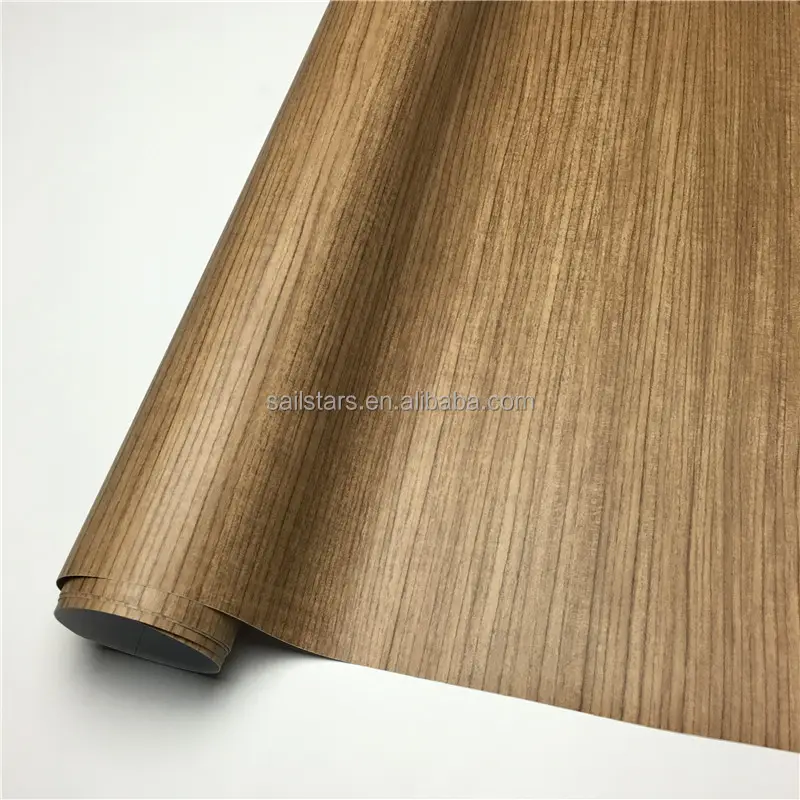 Best Quality Teak PVC Wood Vinyl Film For Floor Furniture Car Interior