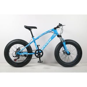 Vélo à pneus larges OEM 20 pouces 21 vitesses Frein à disque Vélo de neige en acier pour adolescents avec amortisseurs - Product Image 1