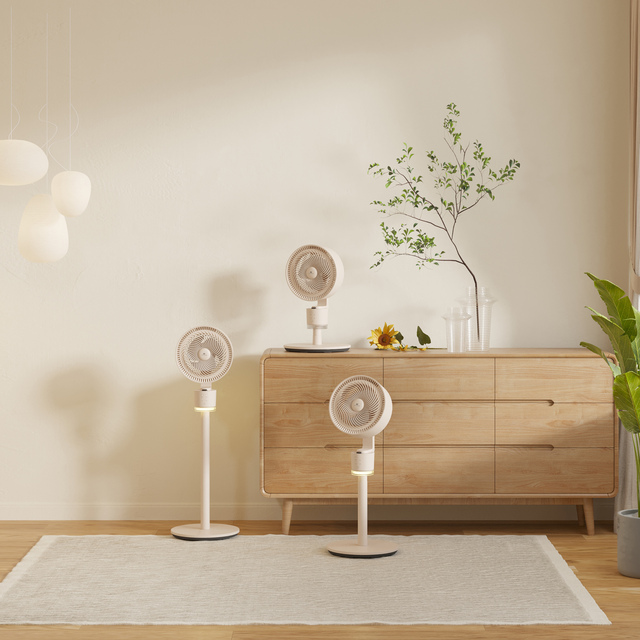 Kawa New Remote Control Table Fan air Circulation Floor Fan with Light