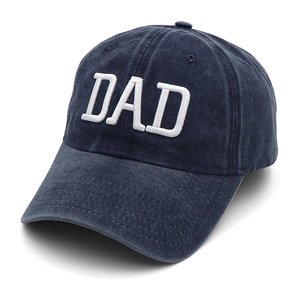 DF Dad & Mom Gift Washed Cotton/Polyester Baseball Cap Four Seasons - Product Image 4