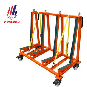 华龙机械HSE-24花岗岩大理石石英板储物车单面一站式A架石板运输架 - Product Image 2