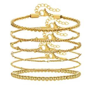 Bracelets pour filles bijoux de mode bracelets bracelets bracelets en acier inoxydable bracelets femmes bijoux et accessoires