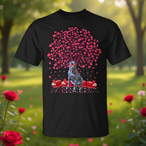 Camiseta Cane Corso Dog Lover Heart Tree, regalo del día de San Valentín para los compañeros caninos - Product Image 3