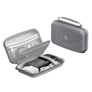 USAMS大容量手提箱便携式储物袋保护套配件电源组和电缆旅行箱