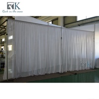 Support de décoration de mariage extérieur élégant en alliage d'aluminium, installation rapide, type tuyau