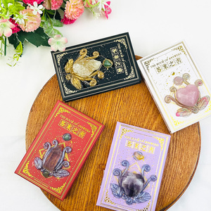 New Product Handmade Notebook with <strong>Heart</strong> <strong>Stone</strong> Cute the <strong>Book</strong> <strong>of</strong> Answers Diary for Inquire About Everything - Product Image 2