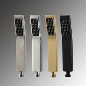 Robinetterie de douche Vimijia, moderne et minimaliste, pomme de douche carrée à fonction unique, cuivre pur, robinets de douche portables pour la salle de bain - Product Image 4