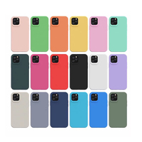 Vente en gros de coques de téléphone en silicone TPU de 2,0 mm pour iPhone, coque de téléphone en silicone souple pour iPhone 12