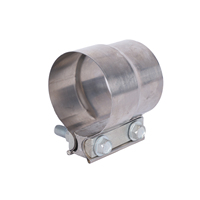 Colliers de serrage professionnels pour silencieux d'échappement 38mm 45mm 60mm 76mm, raccords de manchon d'échappement, double tuyau d'échappement pour voitures