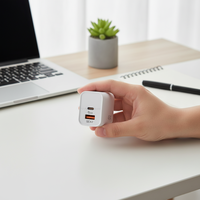 Adaptateur de chargeur rapide BJC Shenzhen Professional Industrial GaN avec prise US 2 ports A+C PD45W pour ordinateur portable et appareil photo, modèle PD32