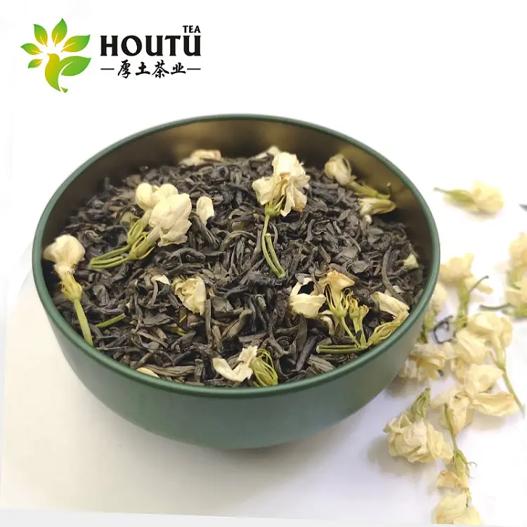 Aroma de té verde de China, jazmín y flor, té verde