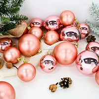 100 pièces assorties décorations de Noël ornements, boules de Noël, ornements d'arbre de Noël, boules de Noël incassables en plastique