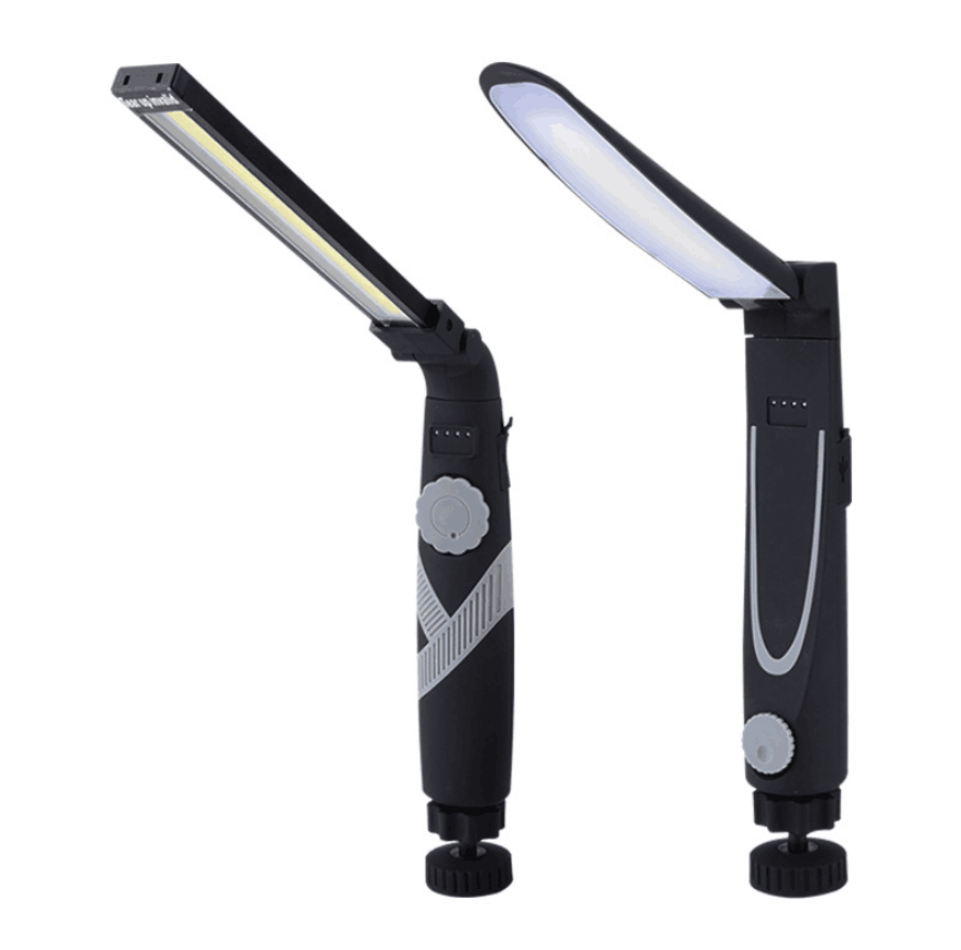 В наличии, магнитная основа, вращение на 360 градусов, сверхъяркий складной монолитный блок светодиодов для ремонта автомобилей, затемняющий рабочий свет для мастерской